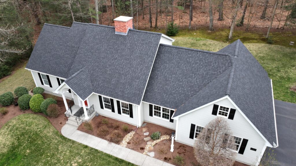 new roof completed by Dave Miner in Western Massachusetts, fall of 2024