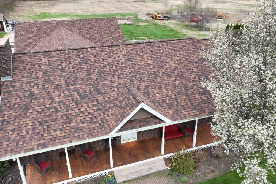 new asphalt shingles installed by Dave Miner Roofing